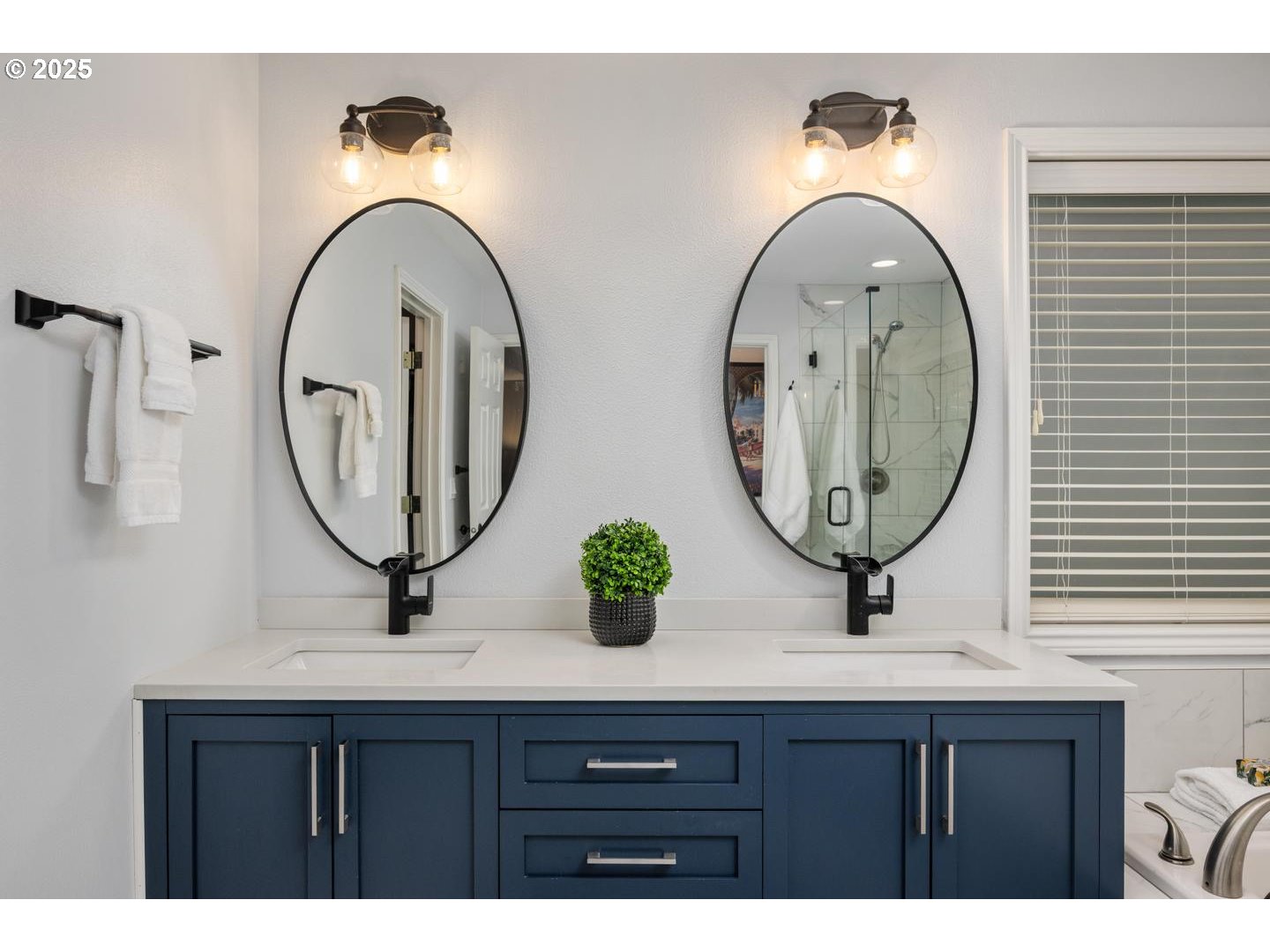 1626 Northwest Caitlin Terrace Portland, OR 97229 - Photo 21 of 48 a bathroom with a sink and a mirror