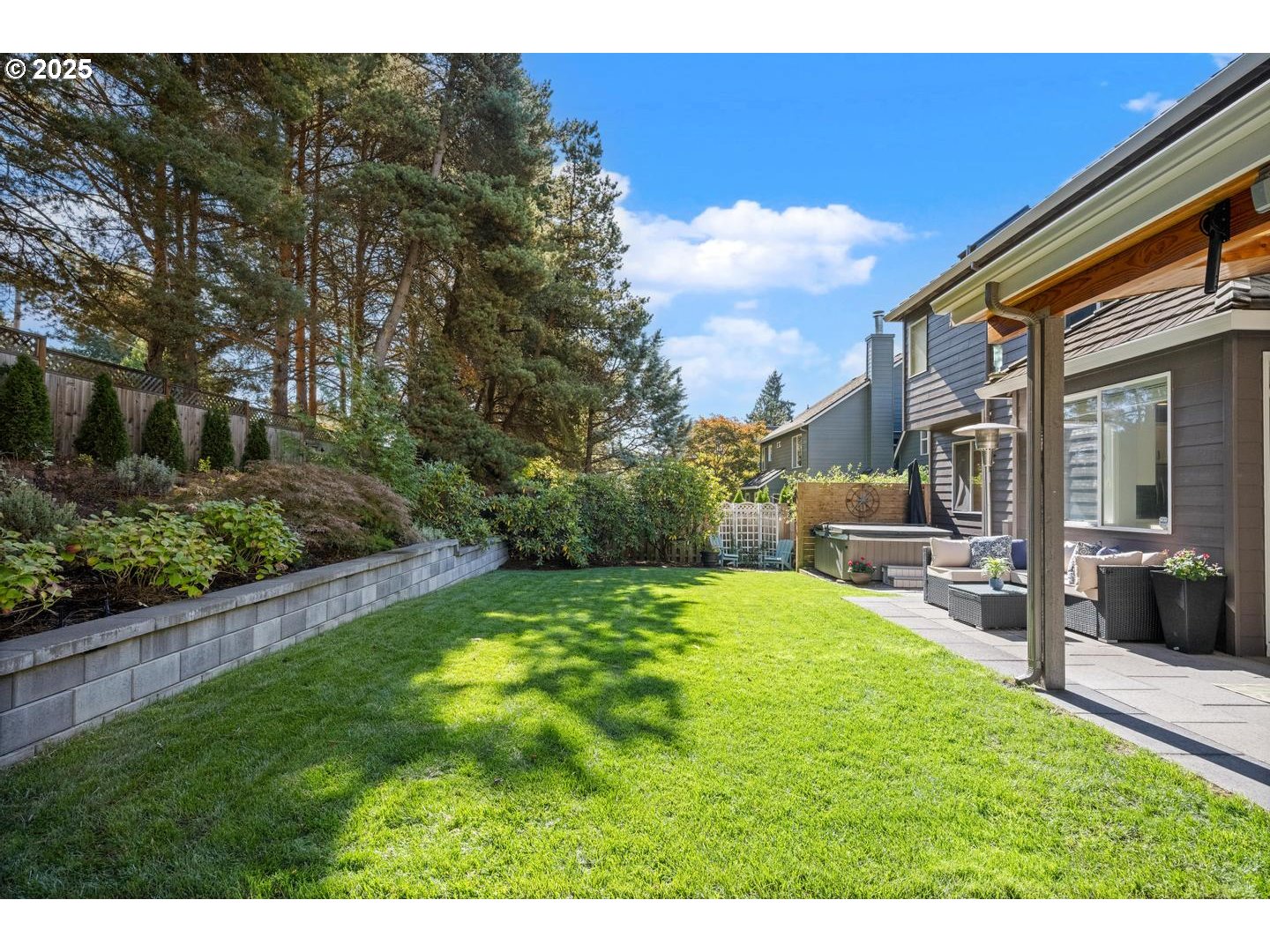 1626 Northwest Caitlin Terrace Portland, OR 97229 - Photo 41 of 48 a swimming pool with outdoor seating and yard
