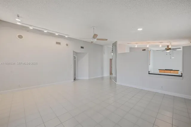 a view of an empty room