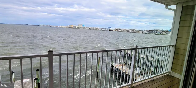 a balcony with outdoor space