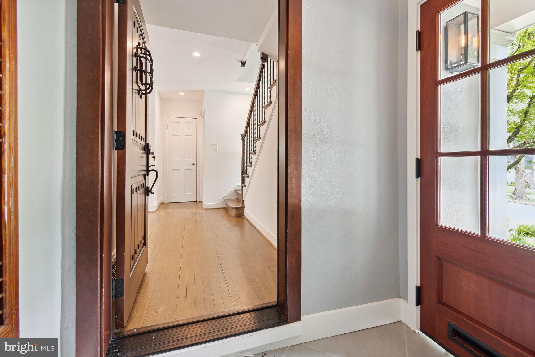 3712 Fordham Road Northwest Washington, DC 20016 - Photo 11 of 45 Inviting entryway with warm charm.