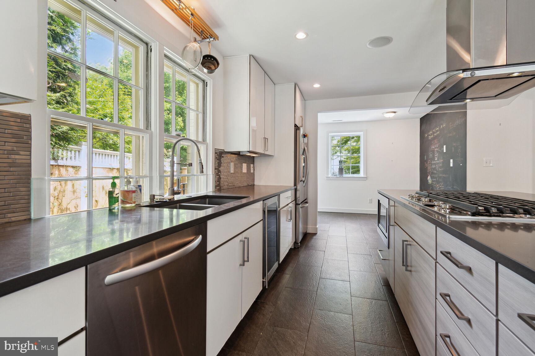 3712 Fordham Road Northwest Washington, DC 20016 - Photo 25 of 45 Modern kitchen with abundant light.