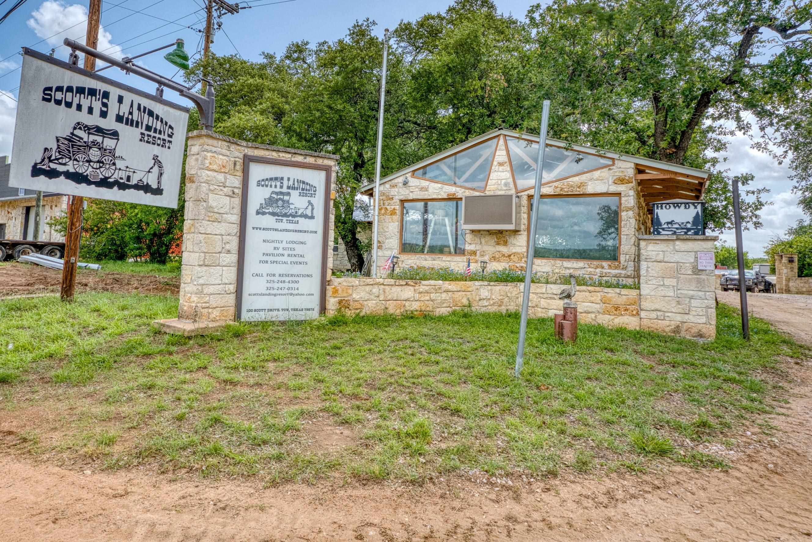 100 Scott Drive Tow, TX 78672 - Photo 10 of 28 a front view of a house with a yard