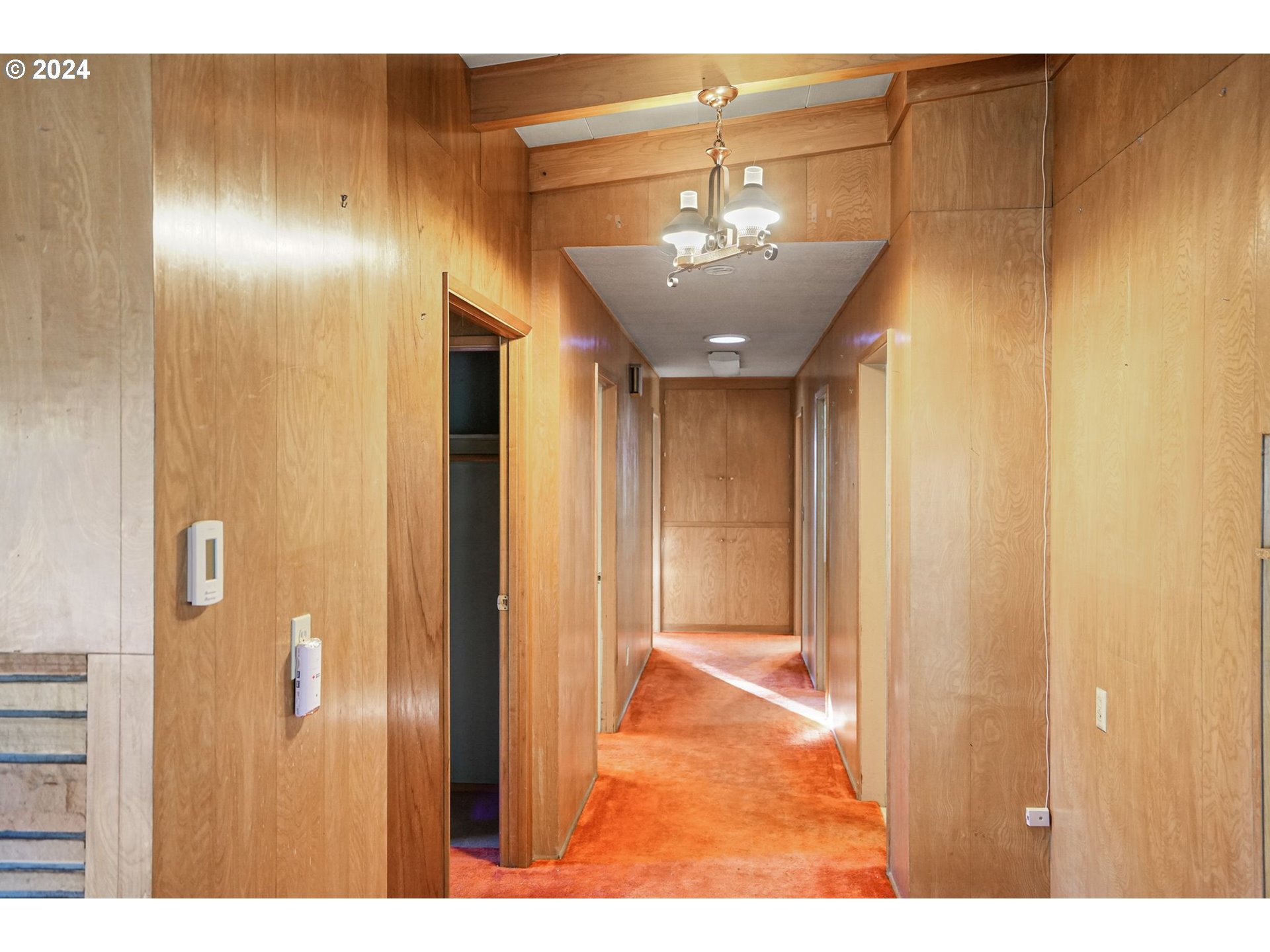19237 Alsea Highway Alsea, OR 97324 - Photo 22 of 47 a view of a hallway with a refrigerator