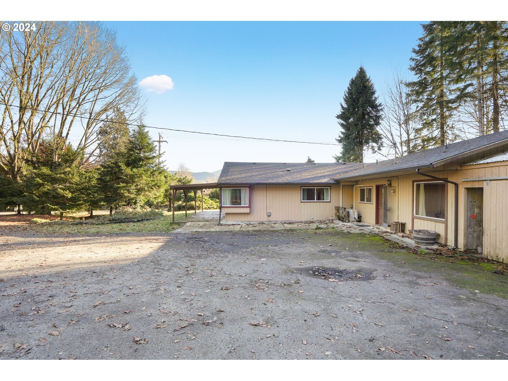 19237 Alsea Highway Alsea, OR 97324 - Photo 4 of 47 a view of a house with a yard