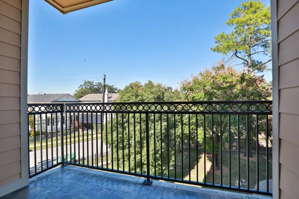 a view of balcony