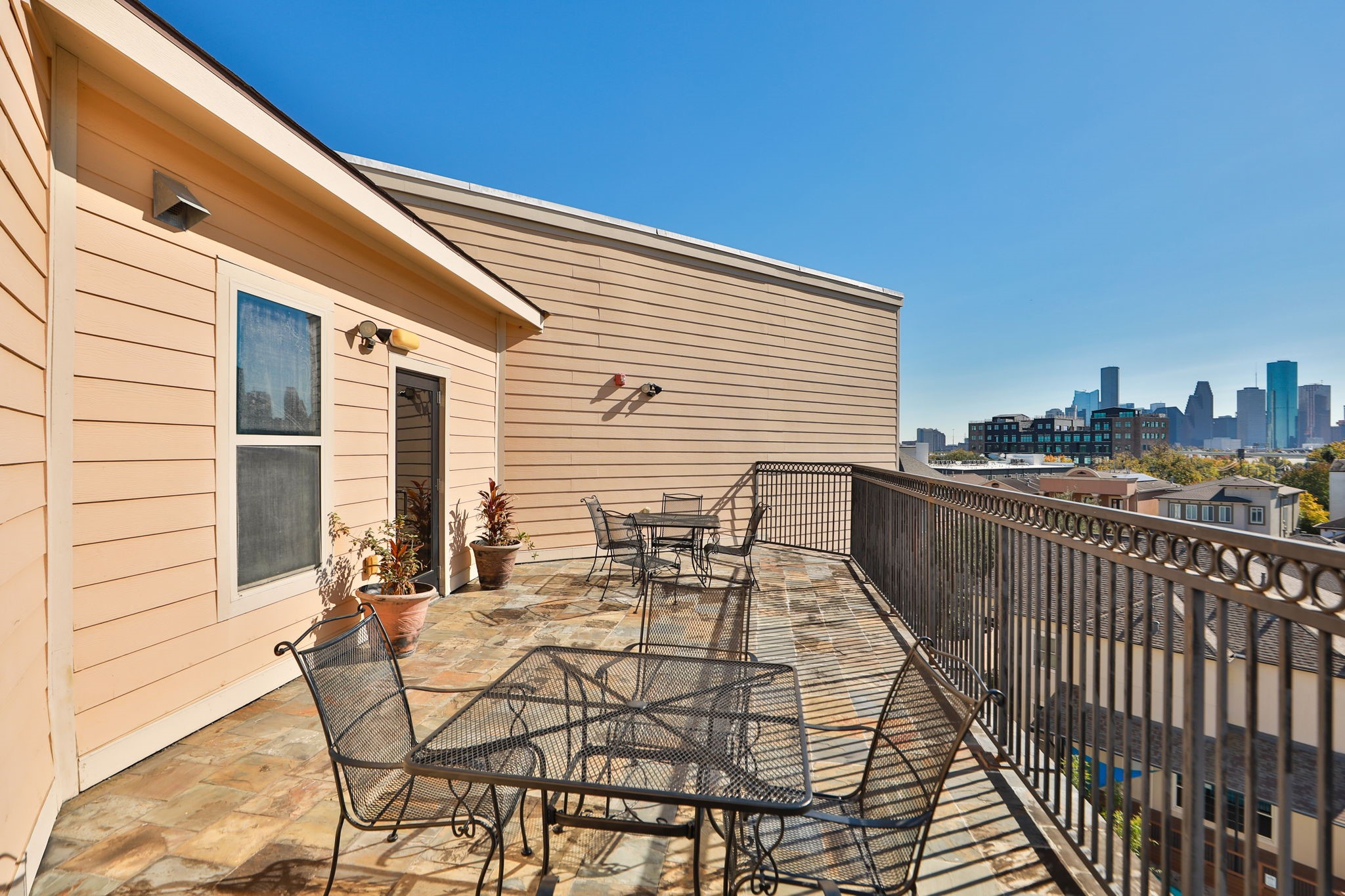 2802 Morrison Street, Unit 201 Houston, TX 77009 - Photo 41 of 50 a view of a balcony with furniture