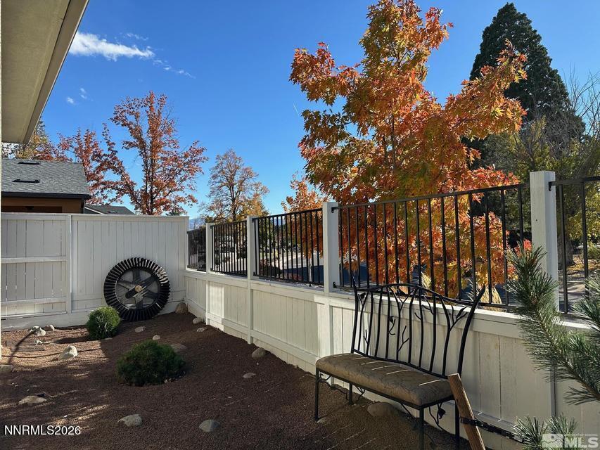 5545 Western Rider Trail Reno, NV 89511 - Photo 31 of 37 a view of a back yard from a patio