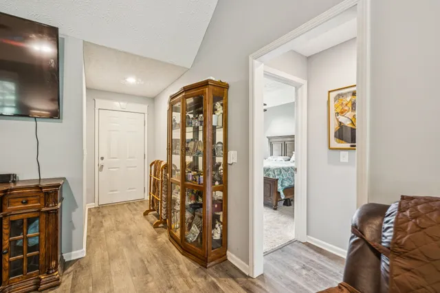 a utility room with washer and dryer