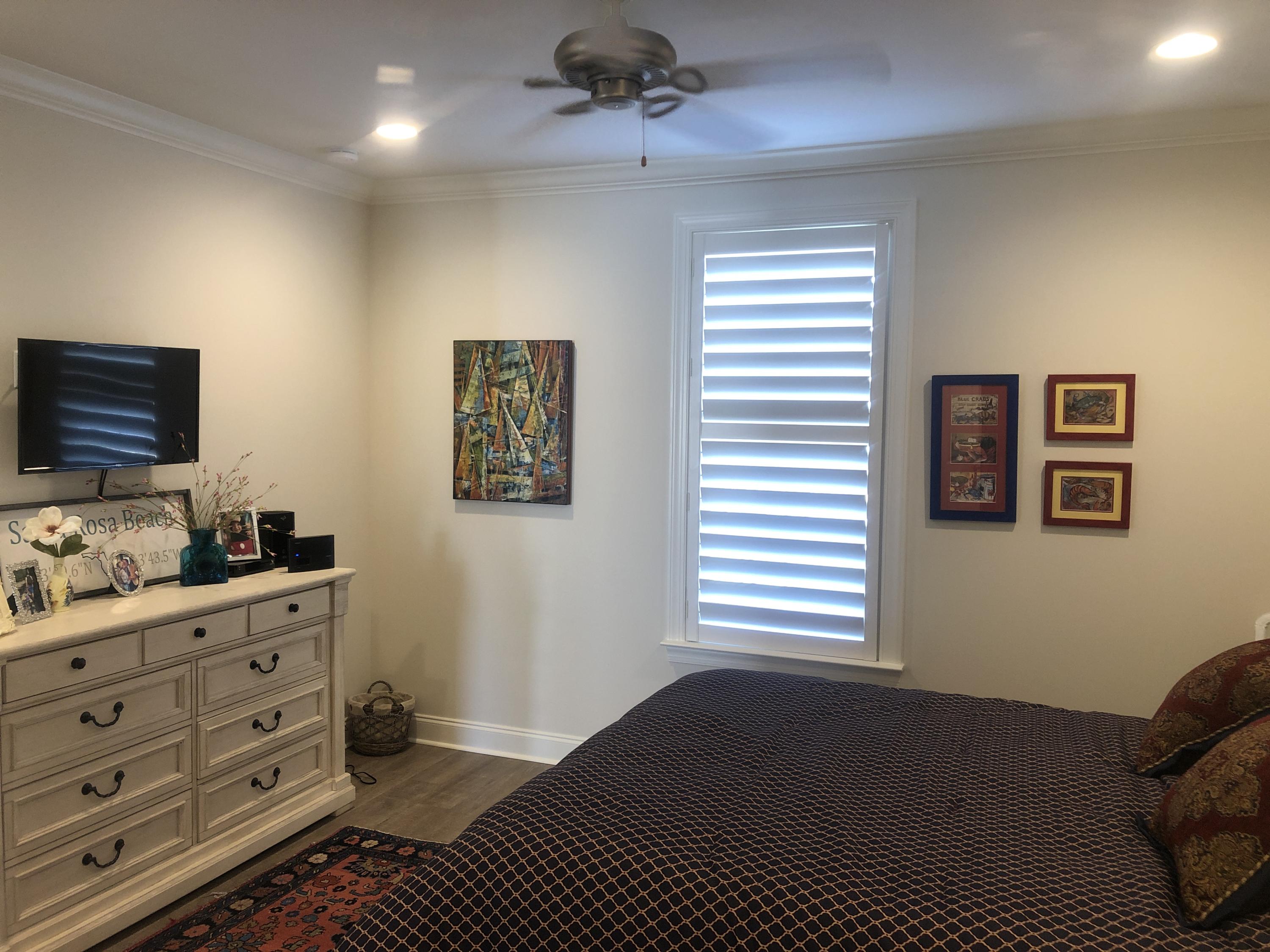 52 Chapman Street Santa Rosa Beach, FL 32459 - Photo 19 of 50 a bedroom with a bed and a window