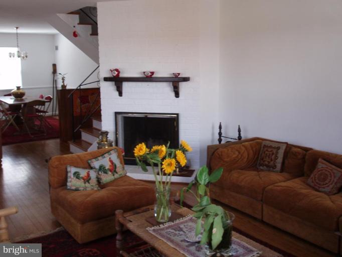 6225 Rockhurst Road Bethesda, MD 20817 - Photo 2 of 11 LIVNG ROOM WITH FIREPLACE