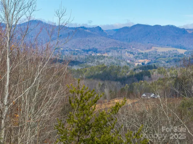 a view of lake with mountain and trees