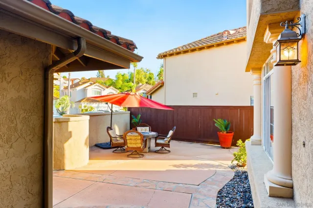 a view of outdoor space and deck