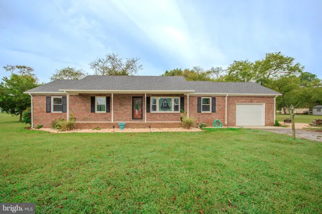 front view of a house with a garden