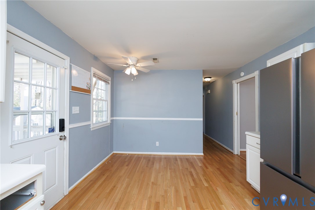 11515 Patillo Road Dewitt, VA 23840 - Photo 12 of 35 a view of empty room with wooden floor and fan