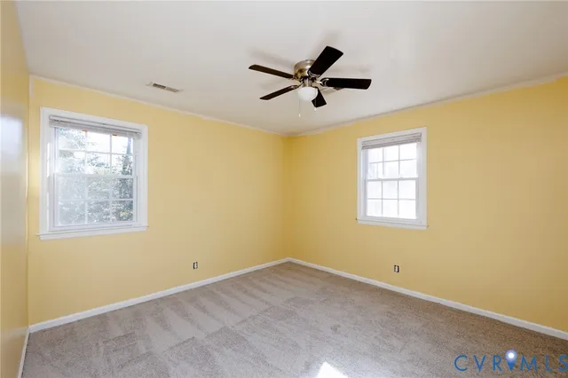 a view of a livingroom with a window
