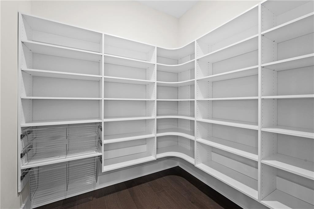 320 Anglin Walk Alpharetta, GA 30009 - Photo 17 of 67 a view of walk in closet with empty racks