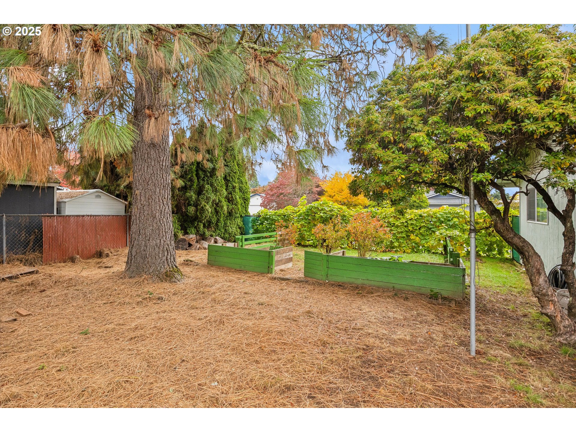 825 Northeast 194th Avenue Portland, OR 97230 - Photo 24 of 27 a backyard of a house with lots of green space