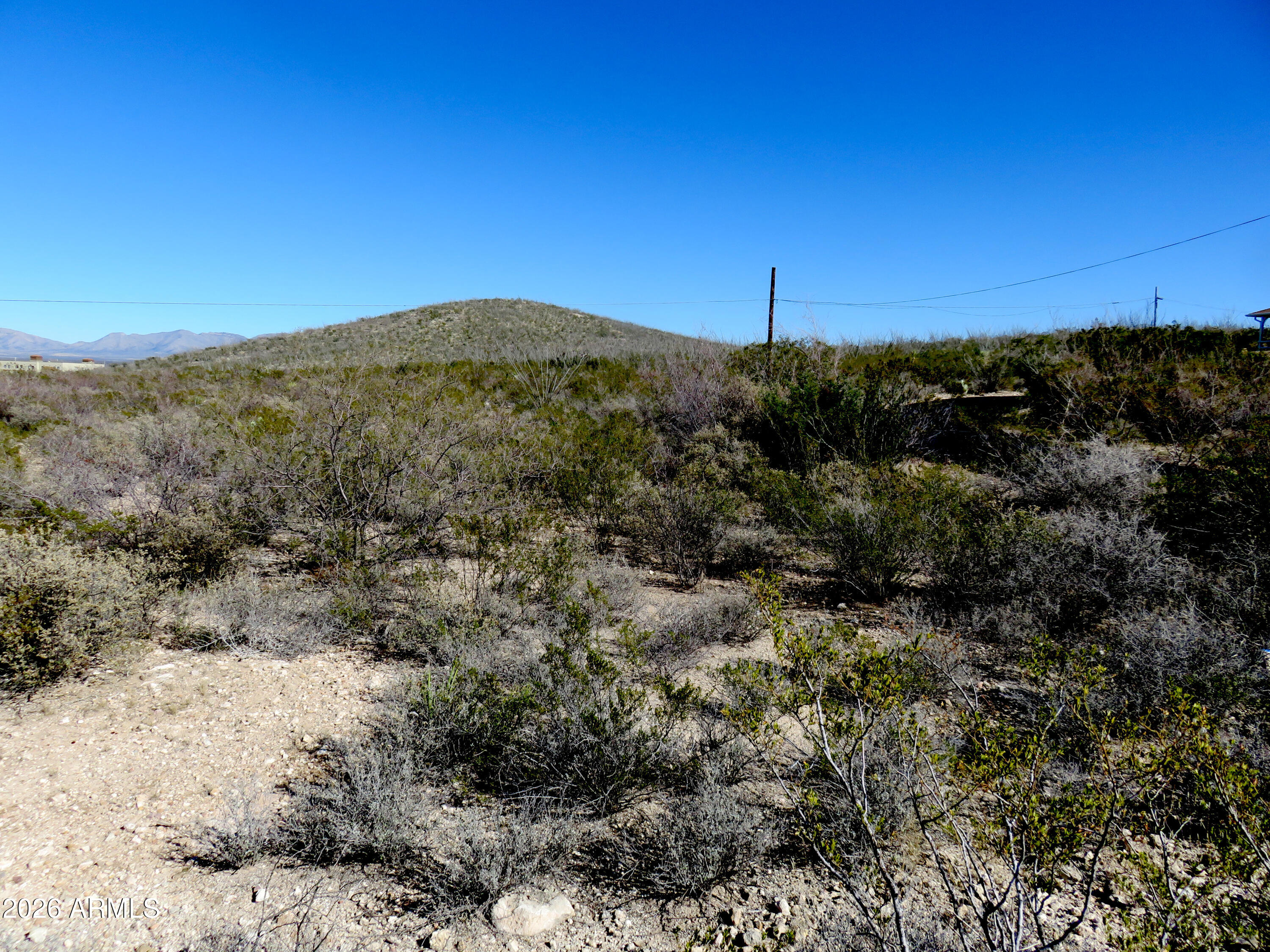 Tbd West Allen Street Tombstone, AZ 85638 - Photo 6 of 13 a view of a dry yard with mountains in the background