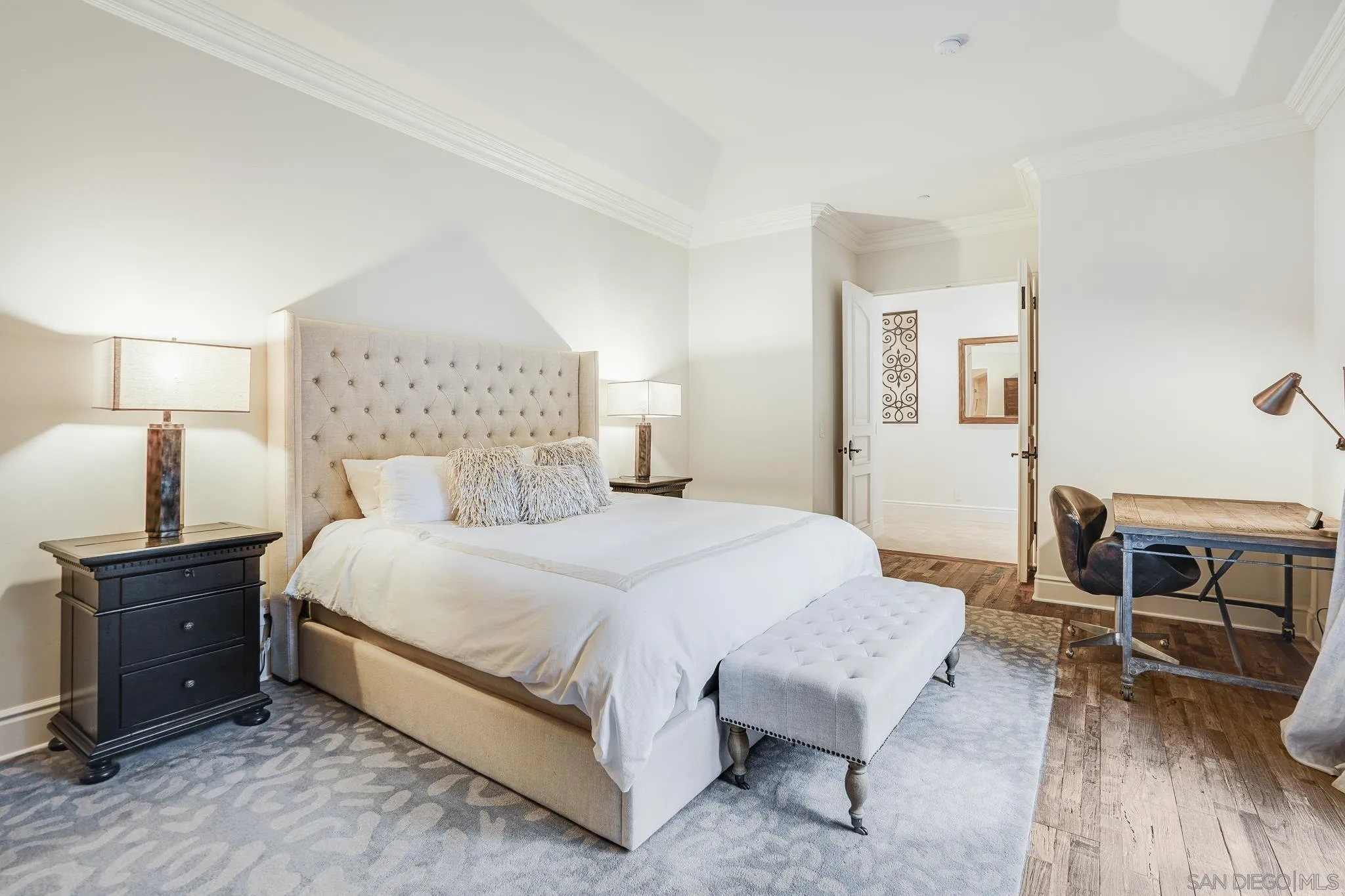 6182 Paseo Valencia Rancho Santa Fe, CA 92067 - Photo 21 of 26 a bedroom with a bed and a dresser