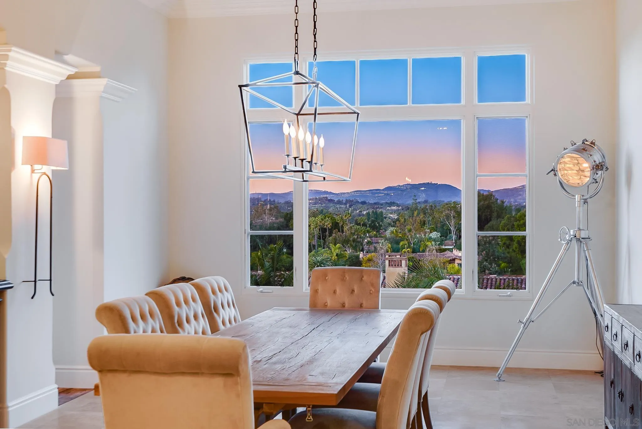 6182 Paseo Valencia Rancho Santa Fe, CA 92067 - Photo 9 of 26 a view of a dining room with furniture window and outside view