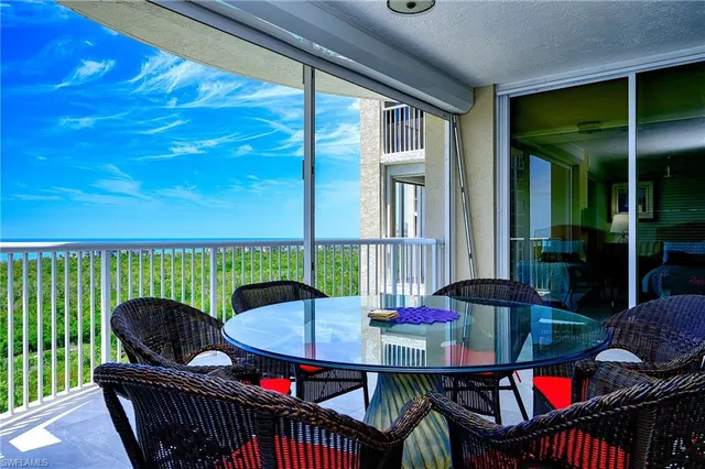 a view of balcony and patio