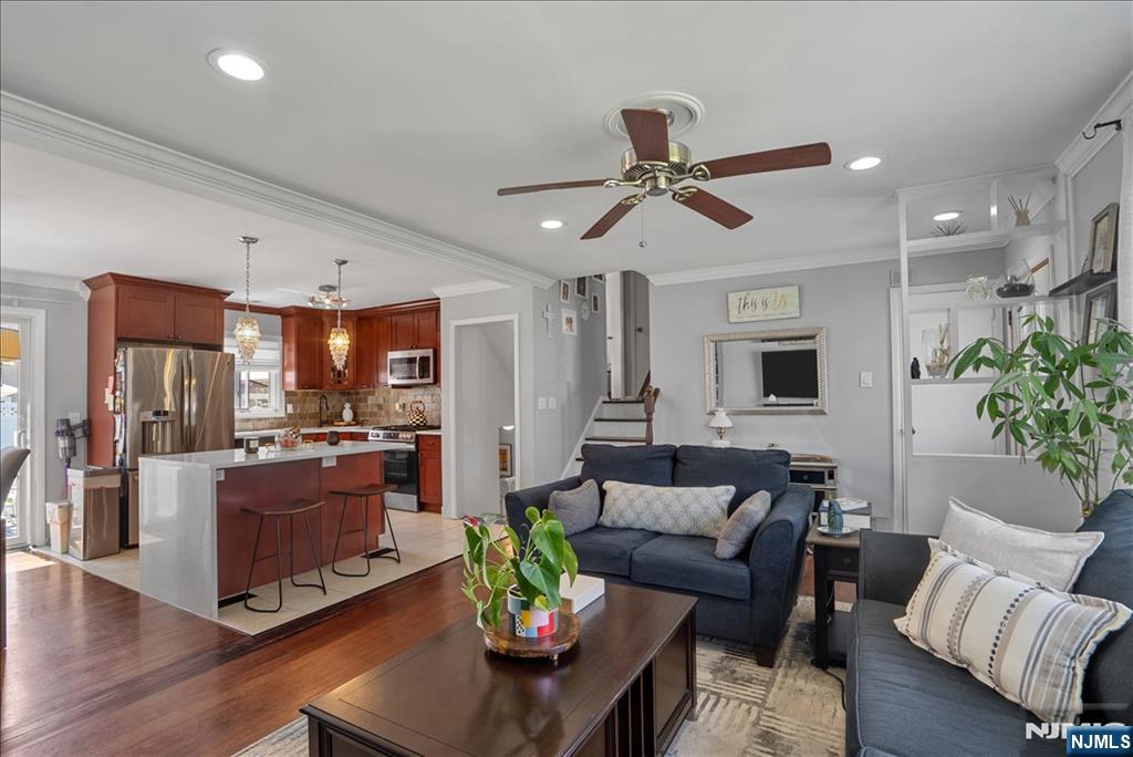 11 Westland Road Verona, NJ 07044 - Photo 11 of 29 a living room with furniture and a large window