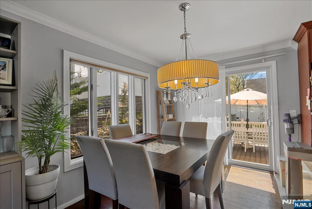 11 Westland Road Verona, NJ 07044 - Photo 9 of 29 a view of a dining room with furniture window and outside view
