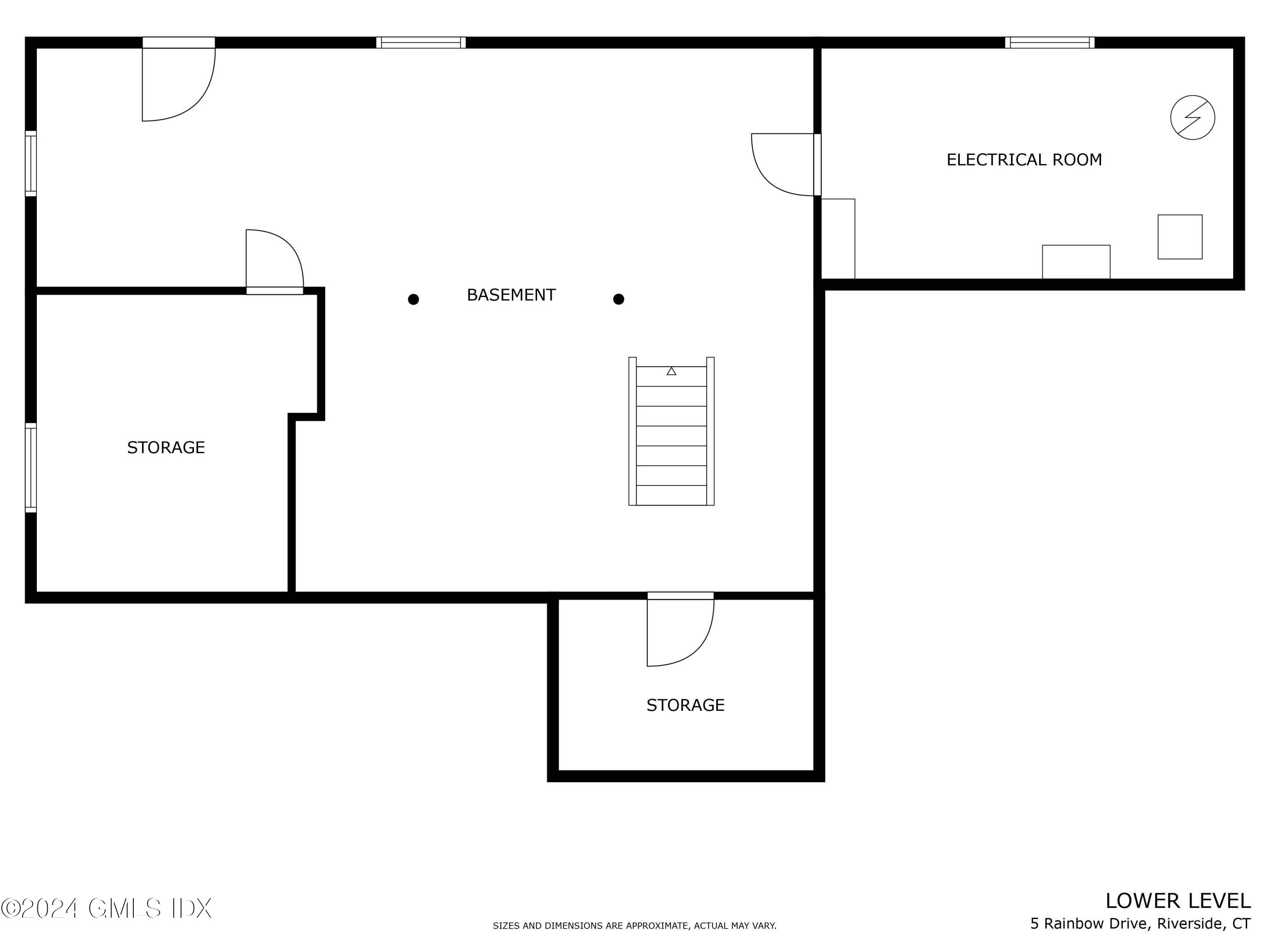 5 Rainbow Drive Riverside, CT 06878 - Photo 19 of 19 5 Rainbow Dr - lower level - FLOOR PLAN