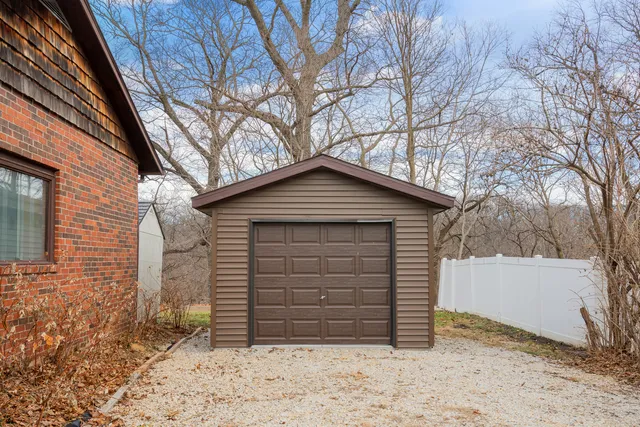 a house view with a outdoor space