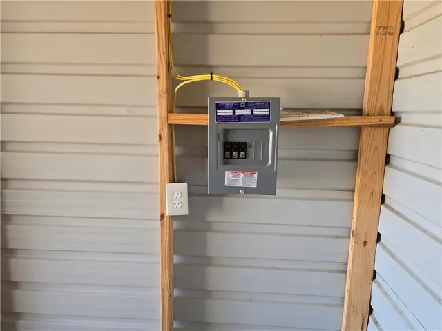 a view of storage and utility room