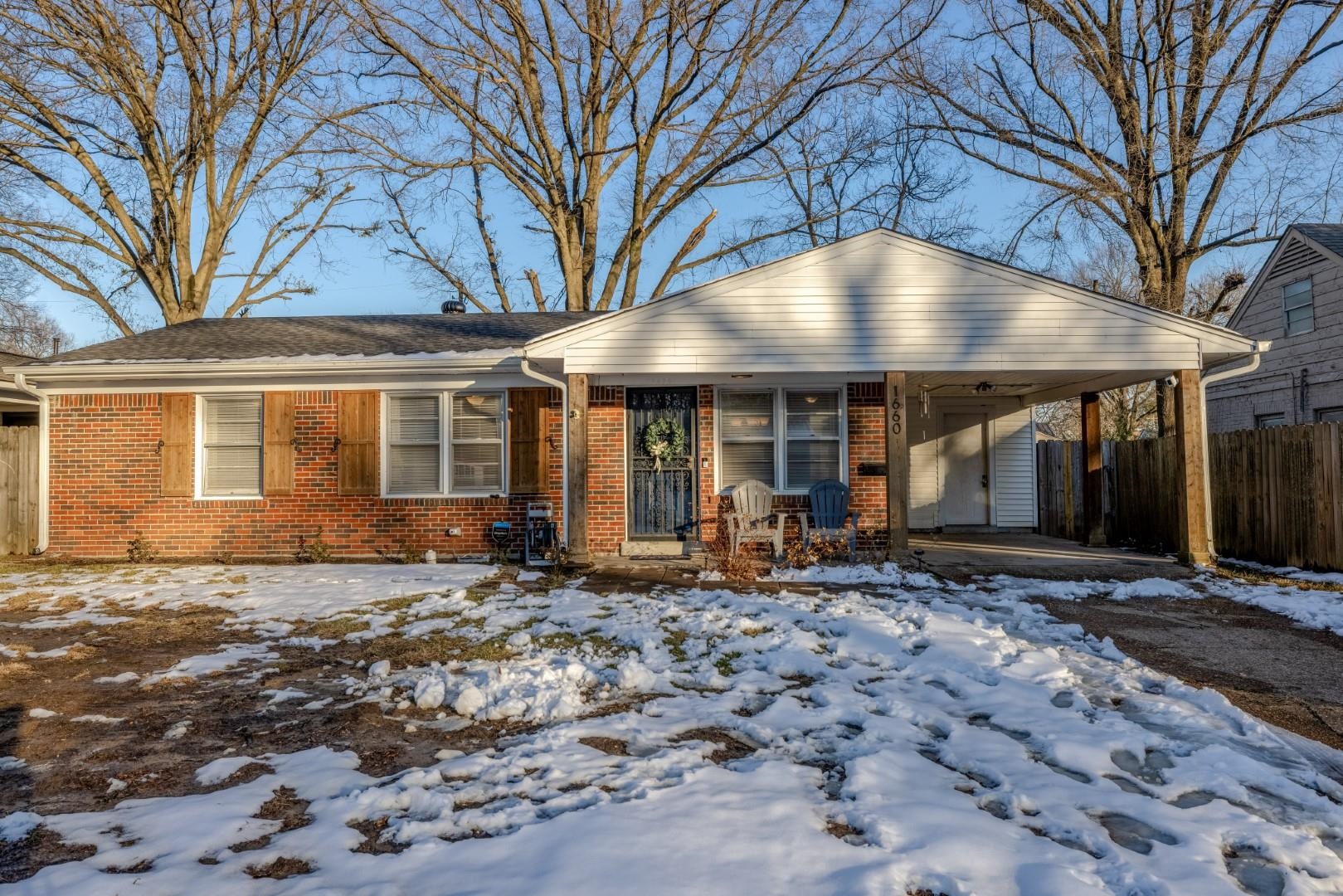 1660 Raymore Road Memphis, TN 38117 - Photo 1 of 30 View of front of house with a carport