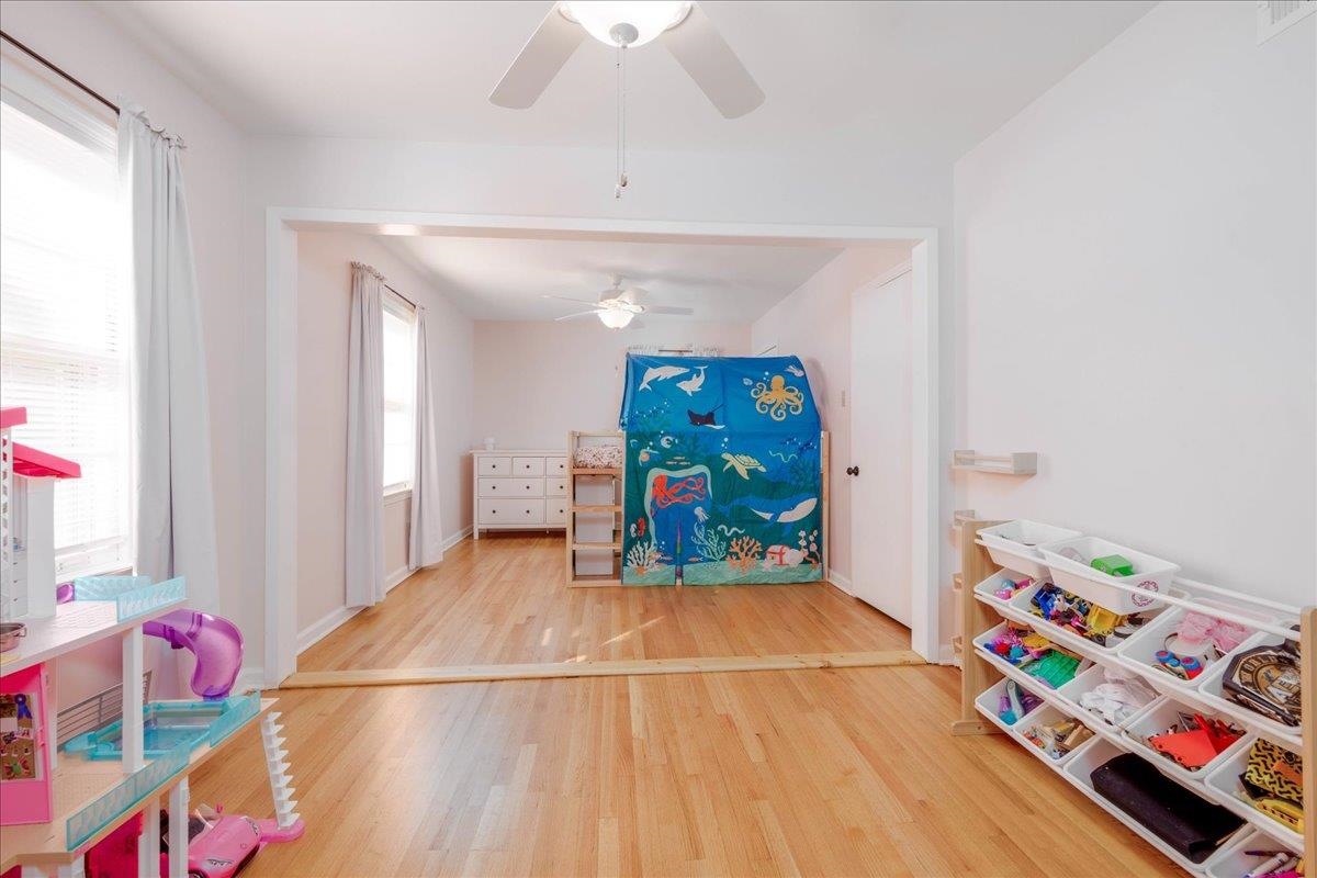 1660 Raymore Road Memphis, TN 38117 - Photo 25 of 30 Playroom with hardwood / wood-style floors and ceiling fan