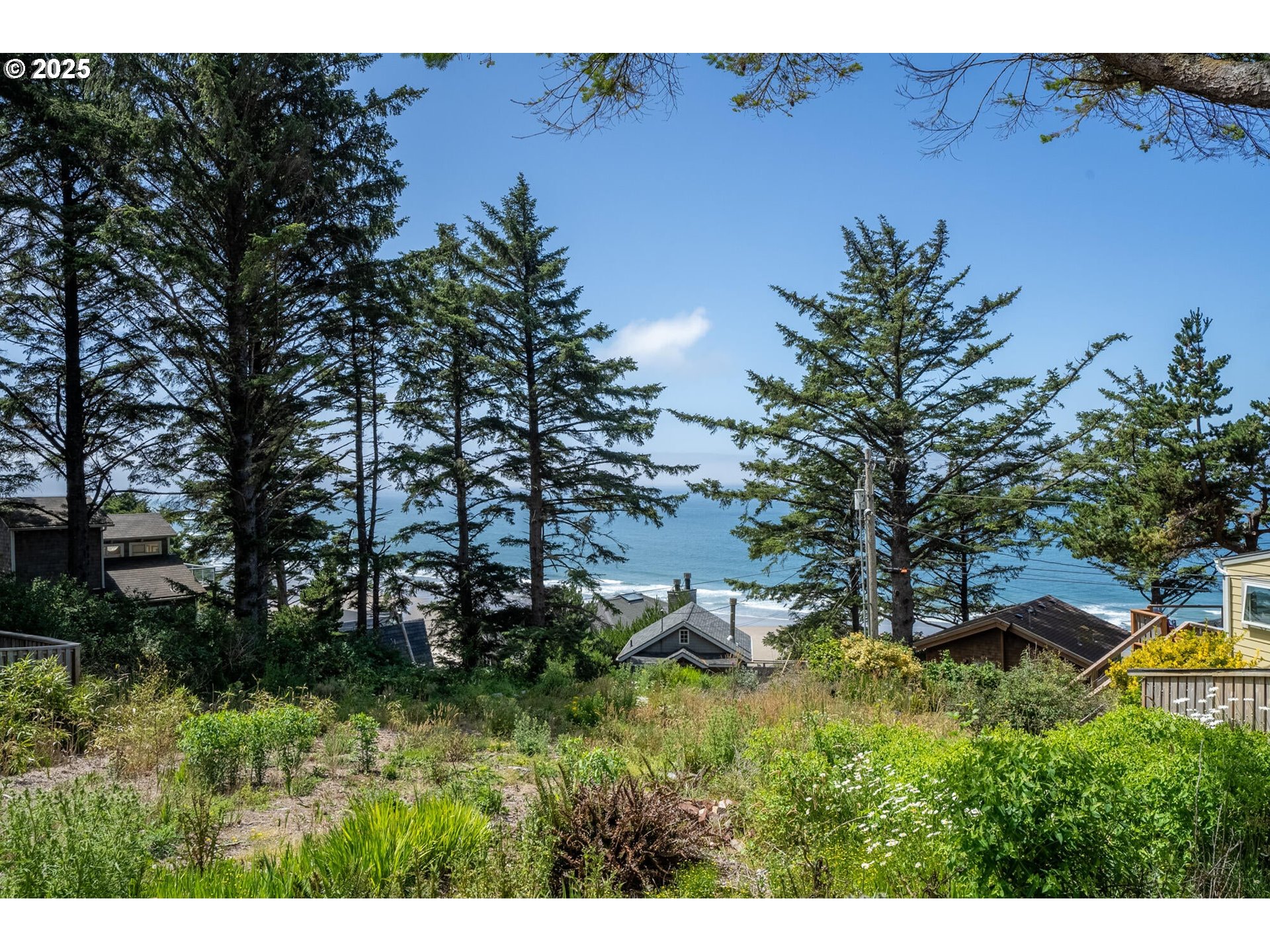 15 Chinook Avenue, Unit 5 Oceanside, OR 97134 - Photo 13 of 19 a backyard of a house with lots of green space
