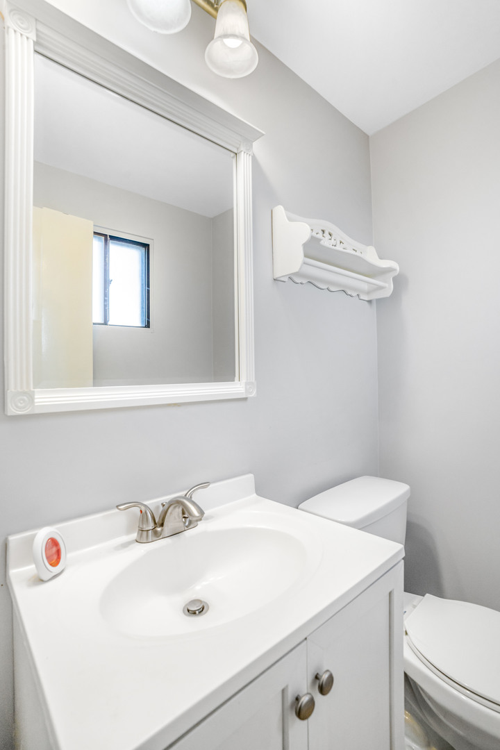 6728 West 64th Place, Unit 2B Chicago, IL 60638 - Photo 12 of 14 a bathroom with a sink and a toilet
