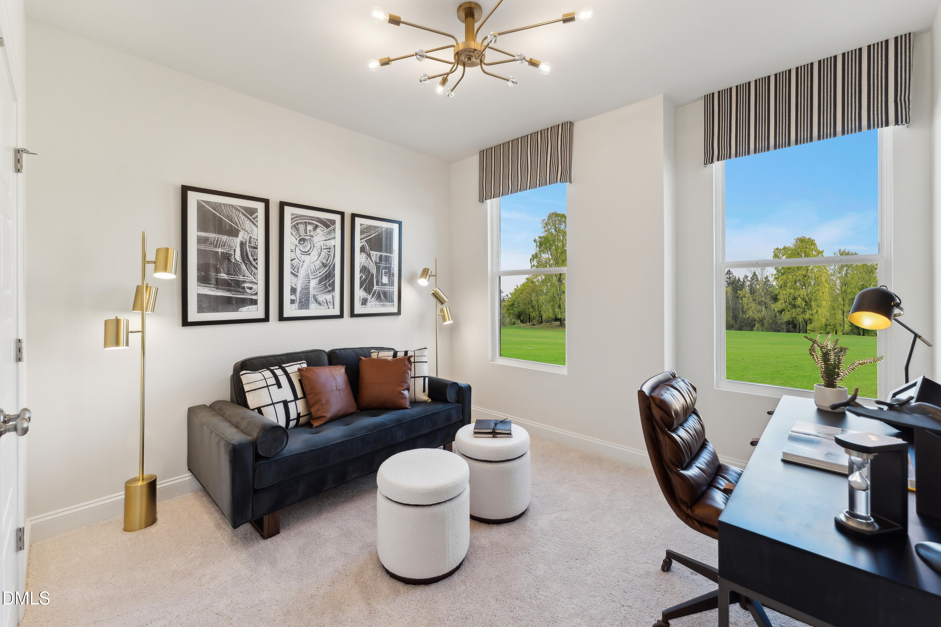 10632 Pleasant Branch Drive Raleigh, NC 27614 - Photo 15 of 35 a living room with furniture and a large window