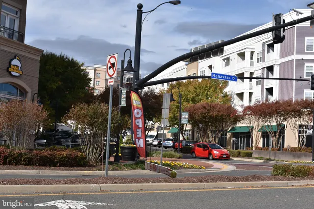 a front view of a building with street view