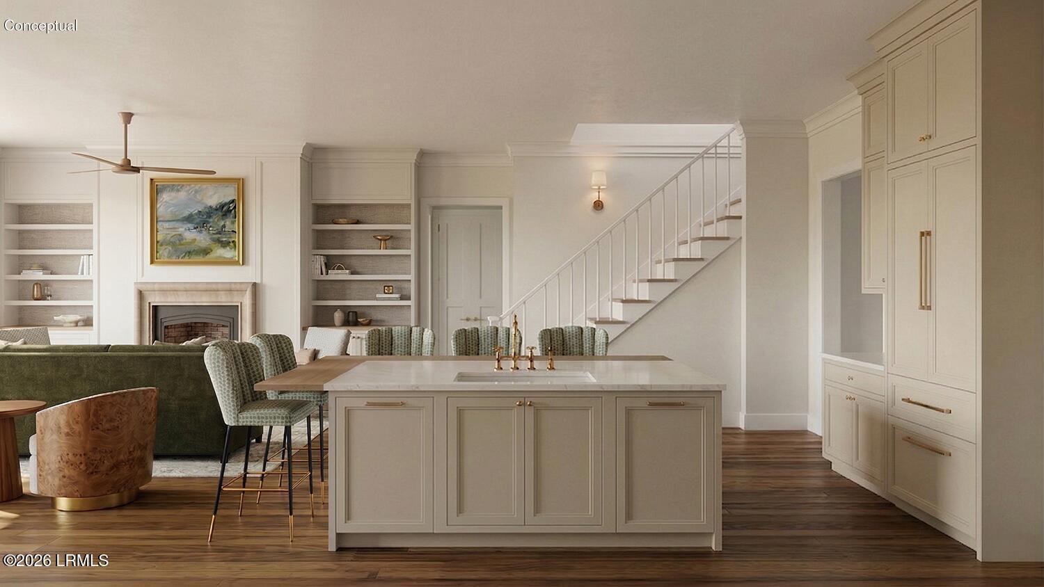 76 Old Oyster Factory Road Beaufort, SC 29906 - Photo 14 of 42 Saltwind_AI_kitchen-island-1v2