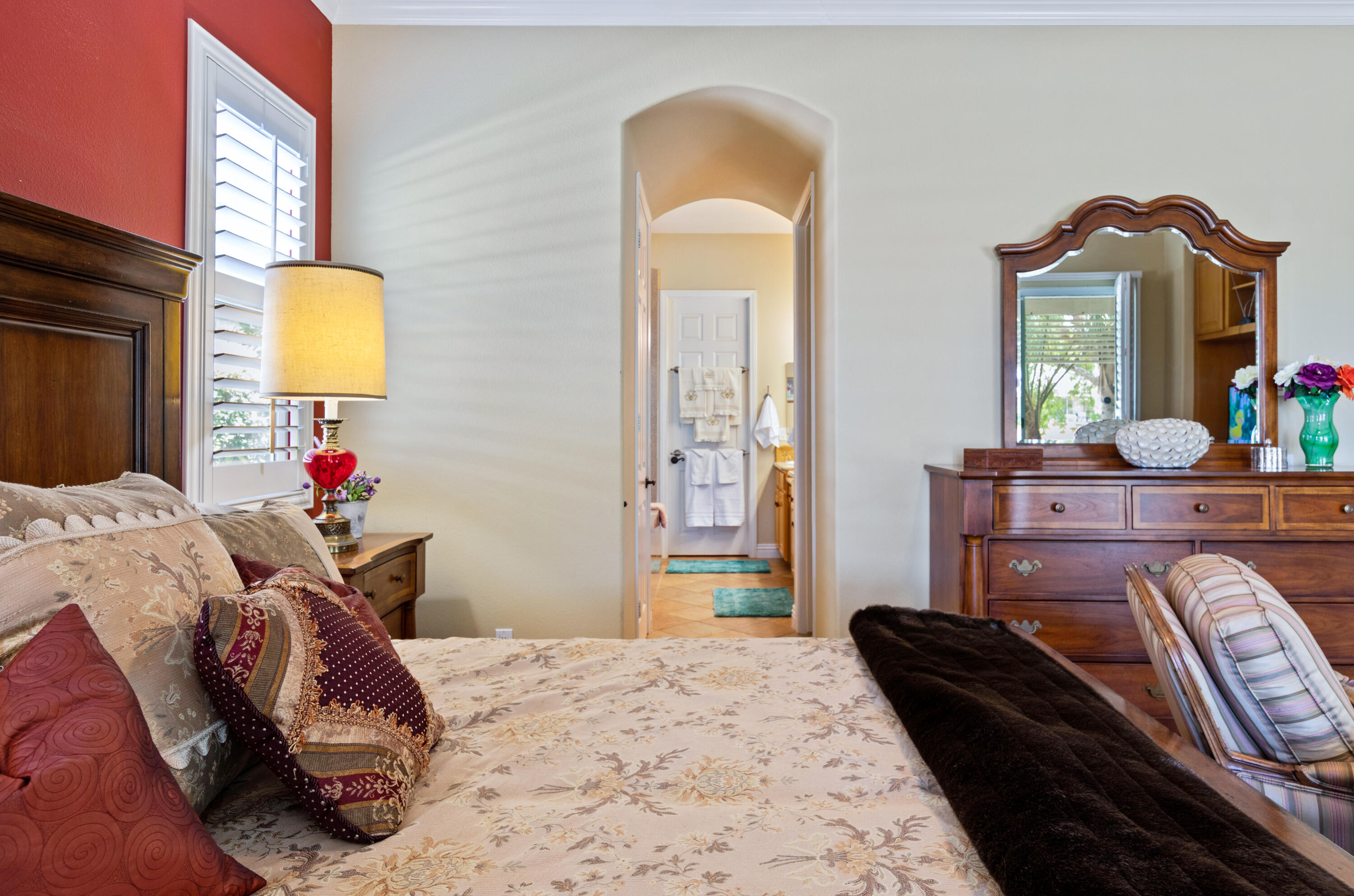 49475 Redford Way Indio, CA 92201 - Photo 20 of 45 a bedroom with a bed and a dresser