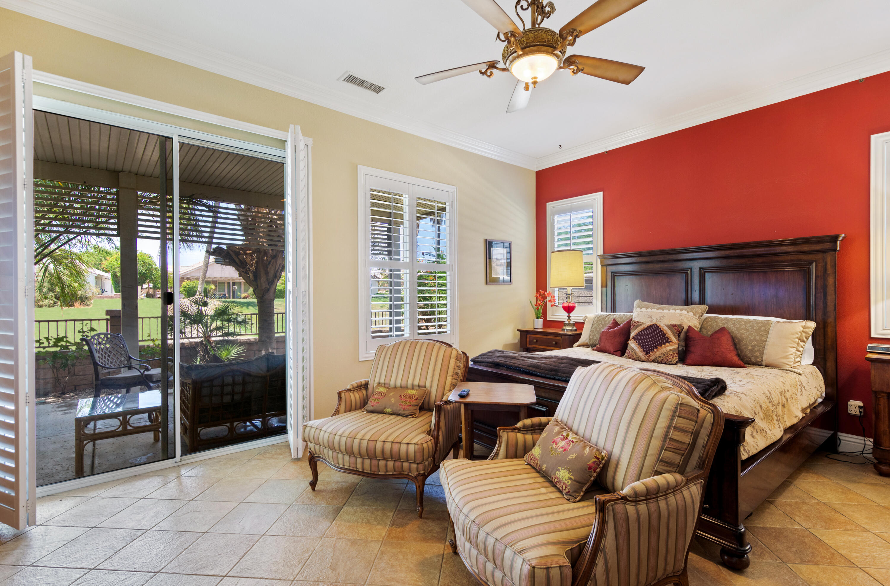 49475 Redford Way Indio, CA 92201 - Photo 23 of 45 a bedroom with furniture and a large window