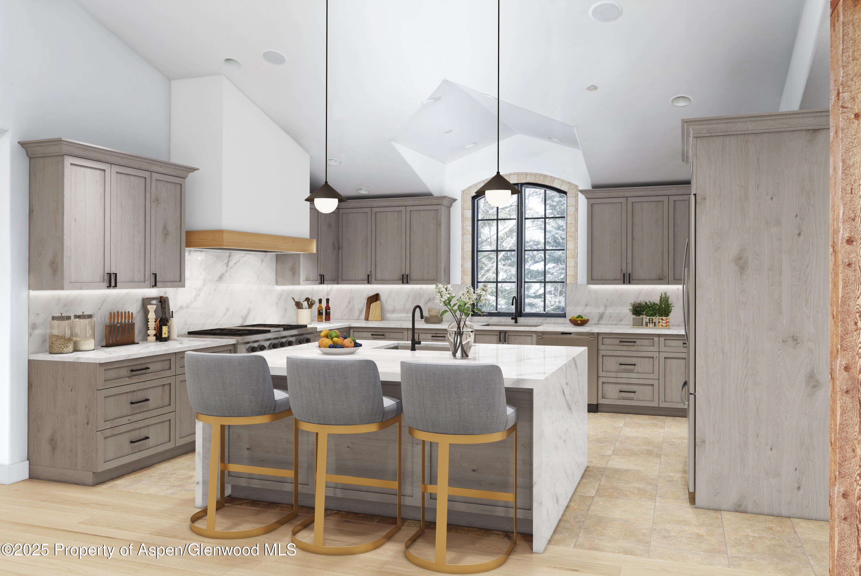 2908 Juniper Hill Road Aspen, CO 81611 - Photo 13 of 43 Kitchen Rendering