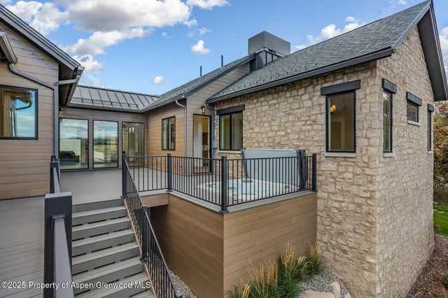 a view of a balcony kitchen