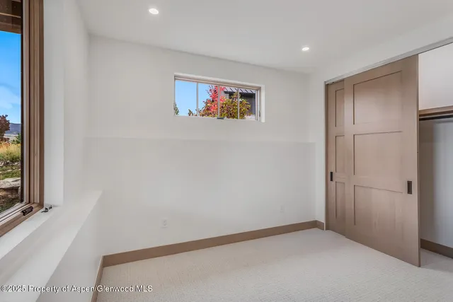 a aerial view of a house