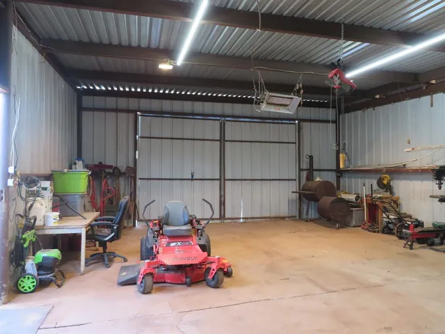 a backyard of a house