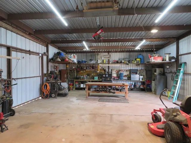 a backyard of a house