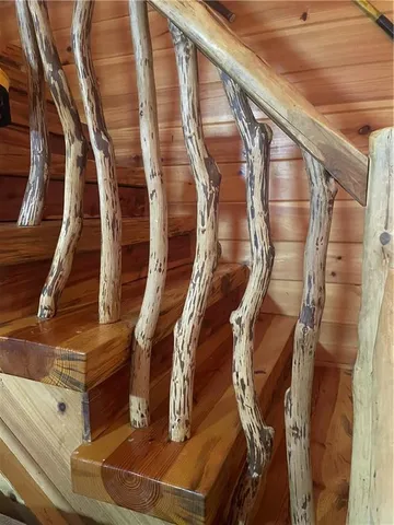 a close view of walk in closet