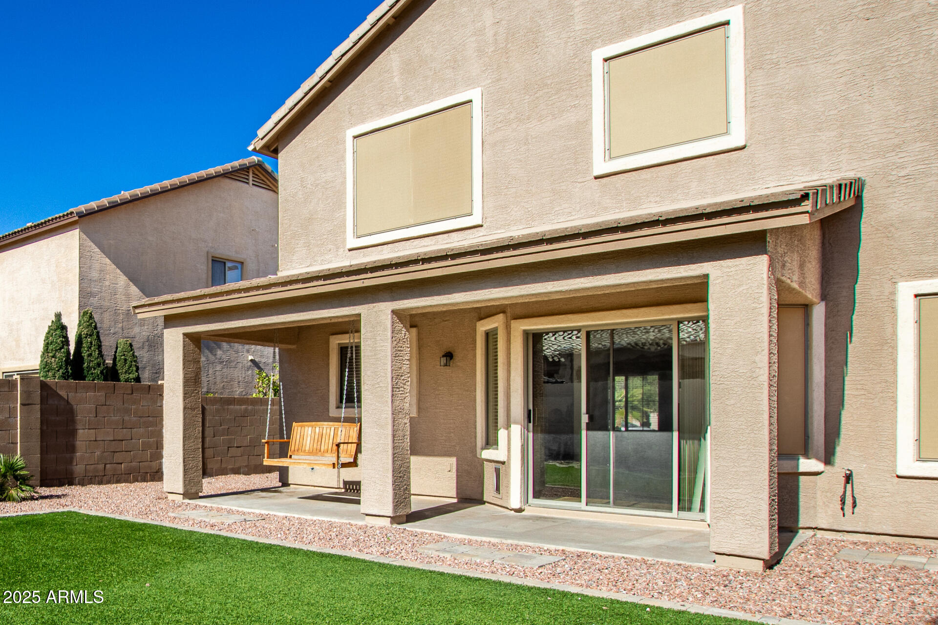 3563 East Blue Ridge Way Gilbert, AZ 85298 - Photo 39 of 48 a view of a house with a yard and sitting area