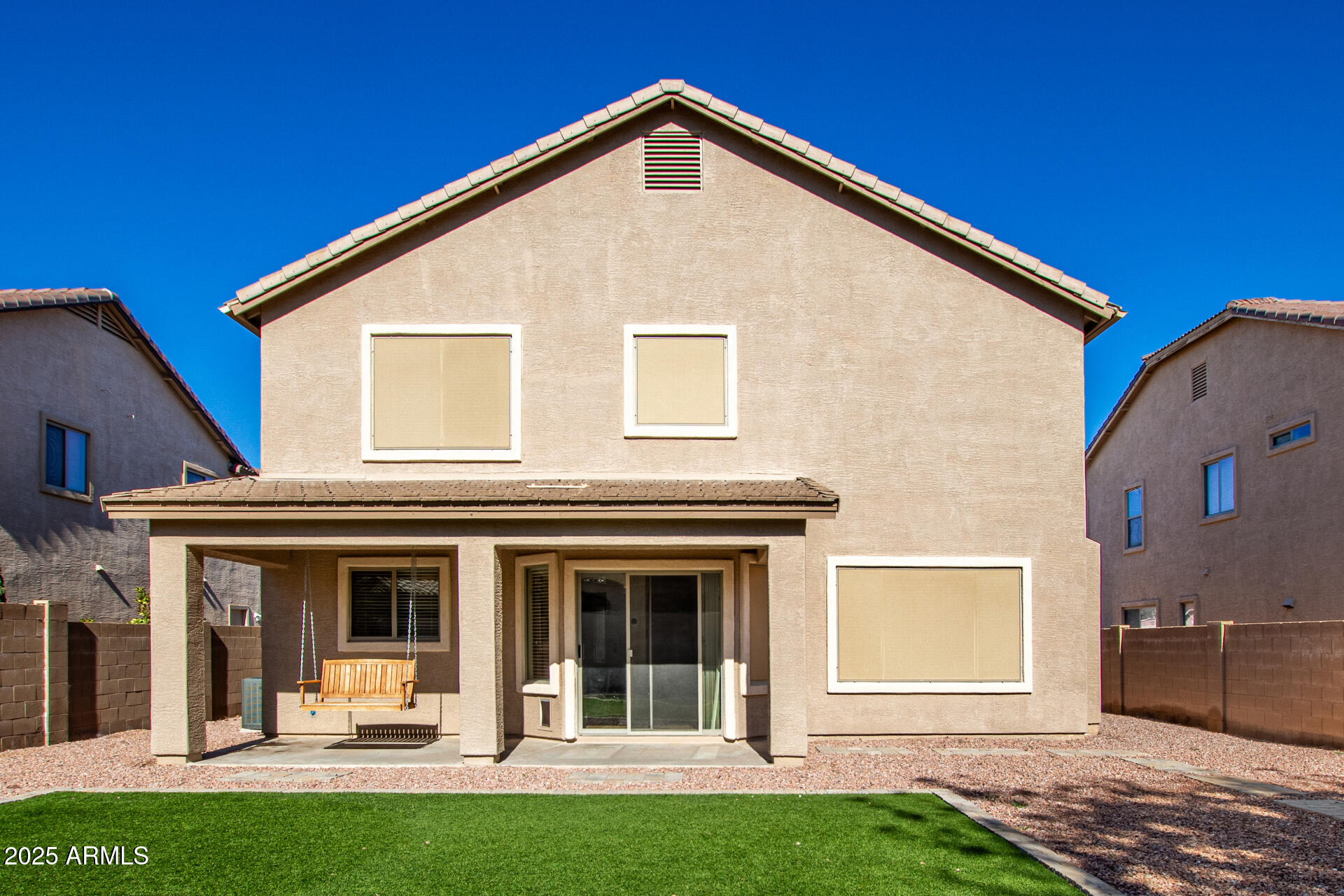 3563 East Blue Ridge Way Gilbert, AZ 85298 - Photo 41 of 48 a view of a house with swimming pool and porch