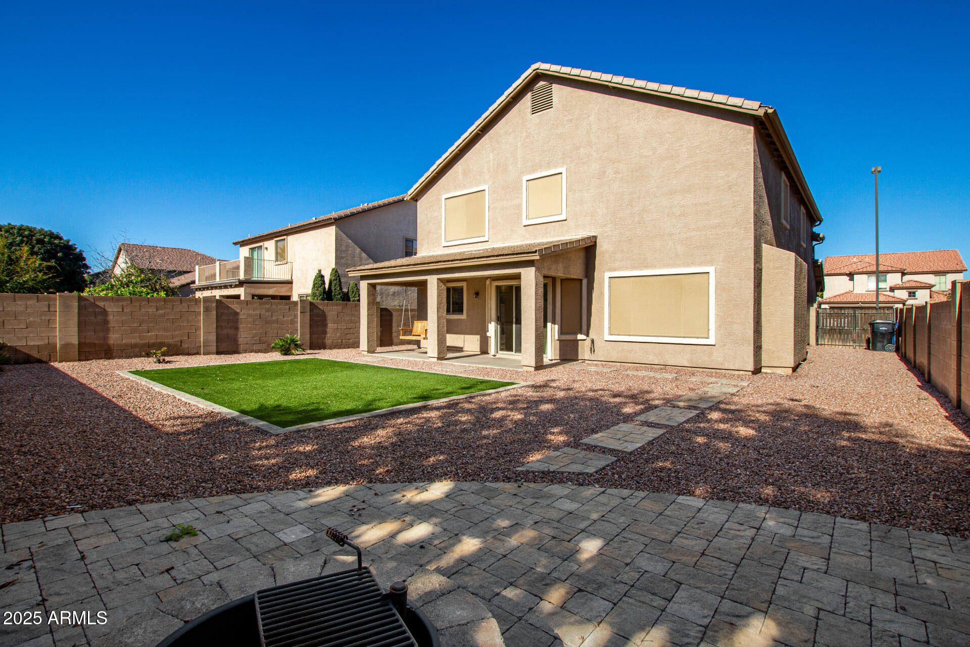 3563 East Blue Ridge Way Gilbert, AZ 85298 - Photo 46 of 48 a view of a house with a backyard