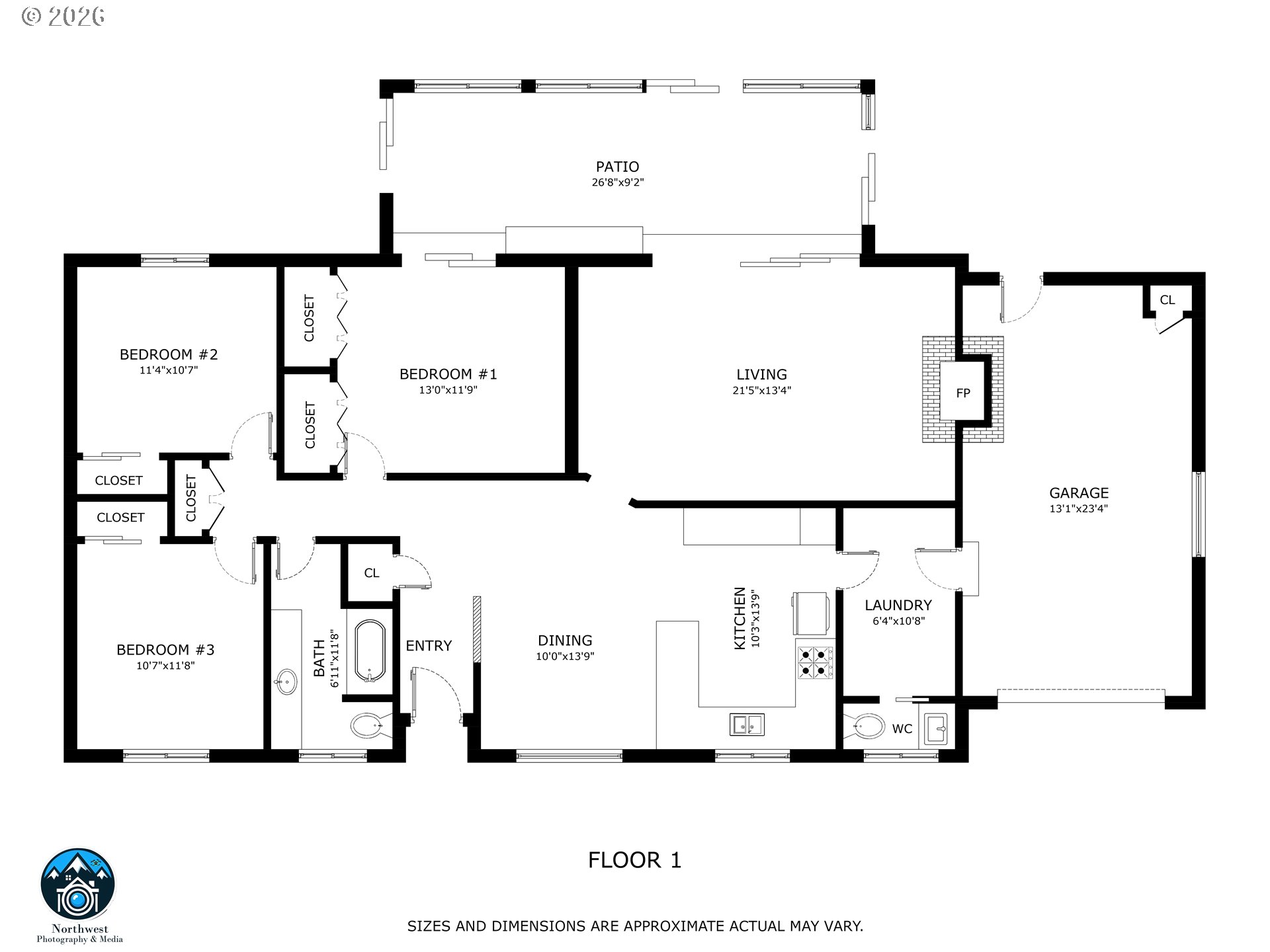 2541 Marcola Road Springfield, OR 97477 - Photo 2 of 33 a picture of a floor plan